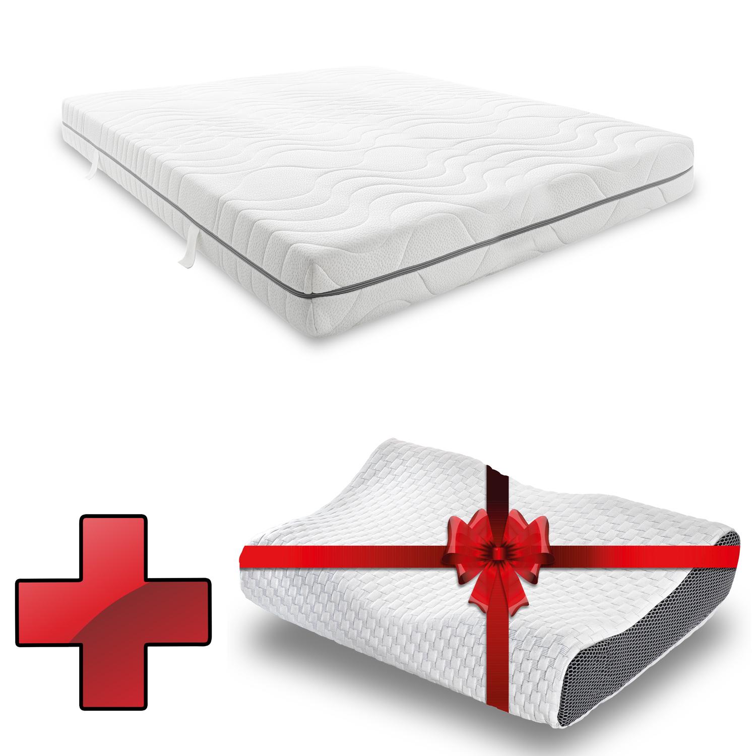 Sleezzz® Smart mattress 140x190 cm + Sleezzz® Premium gel pillow free of charge