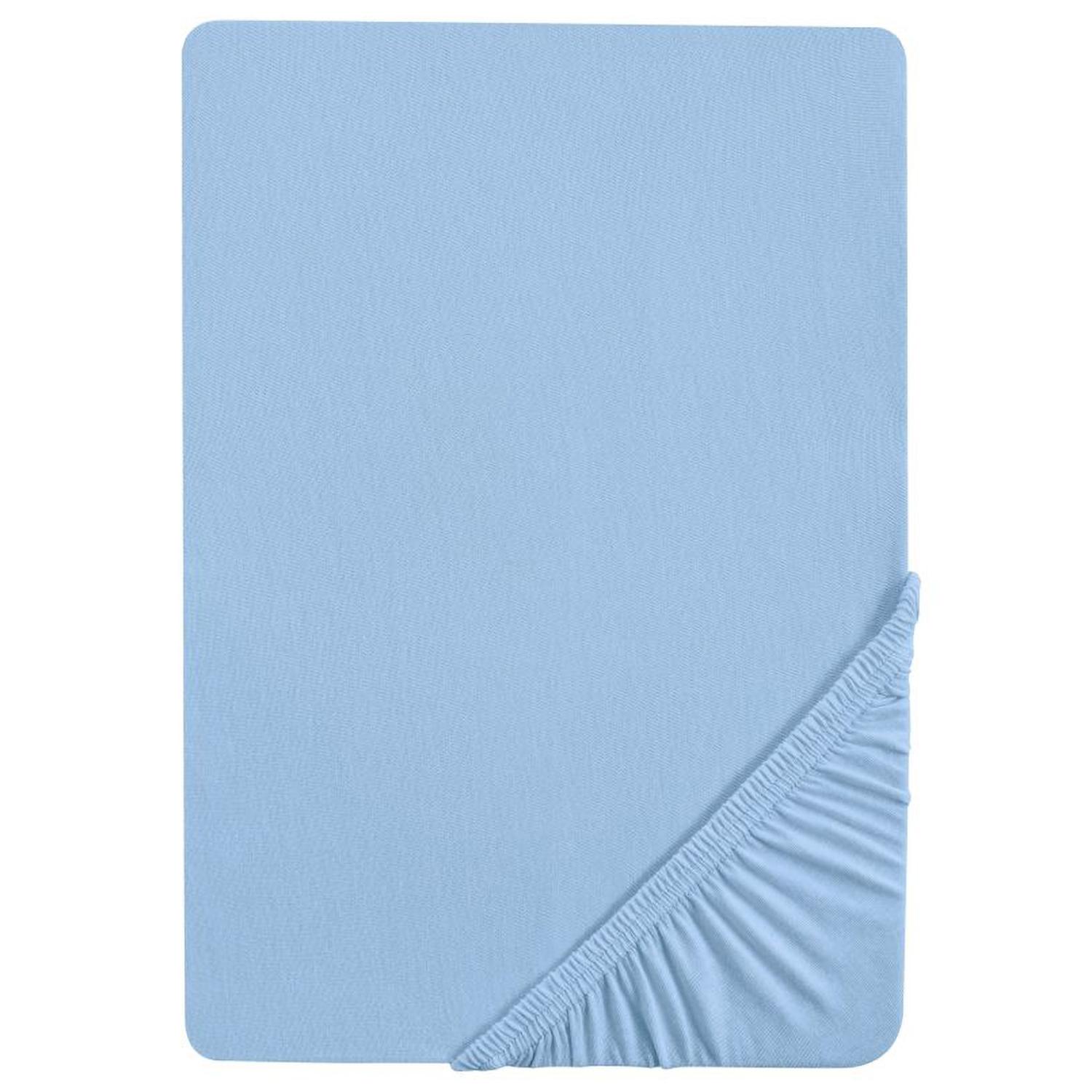 Castell fitted sheet ice blue 140 x 190 - 150 x 200 cm