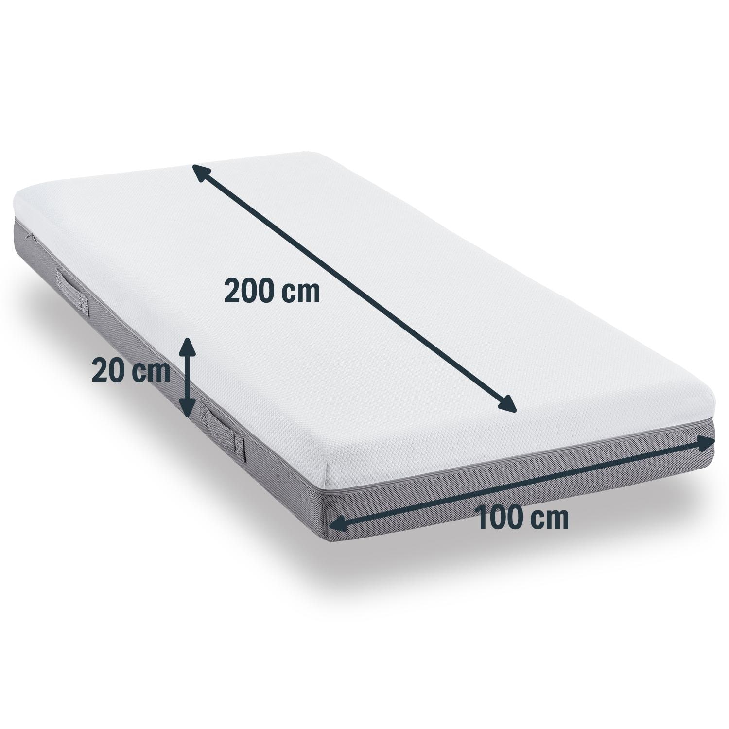 Matratzenbezug Sleezzz Premium 100 x 200 cm, Höhe 20 cm