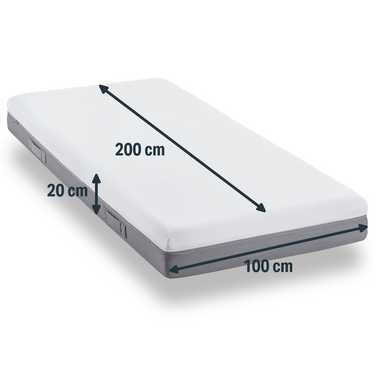 Sleezzz Premium mattress cover 100 x 200 cm, height 20 cm