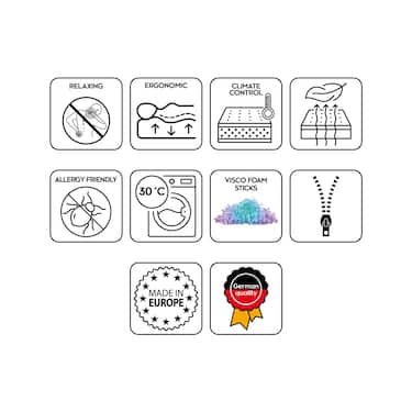 Dream visco nyaktámasz párna 40 x 80 cm Dream visco nyaktámasz párna 40 x 80 cm