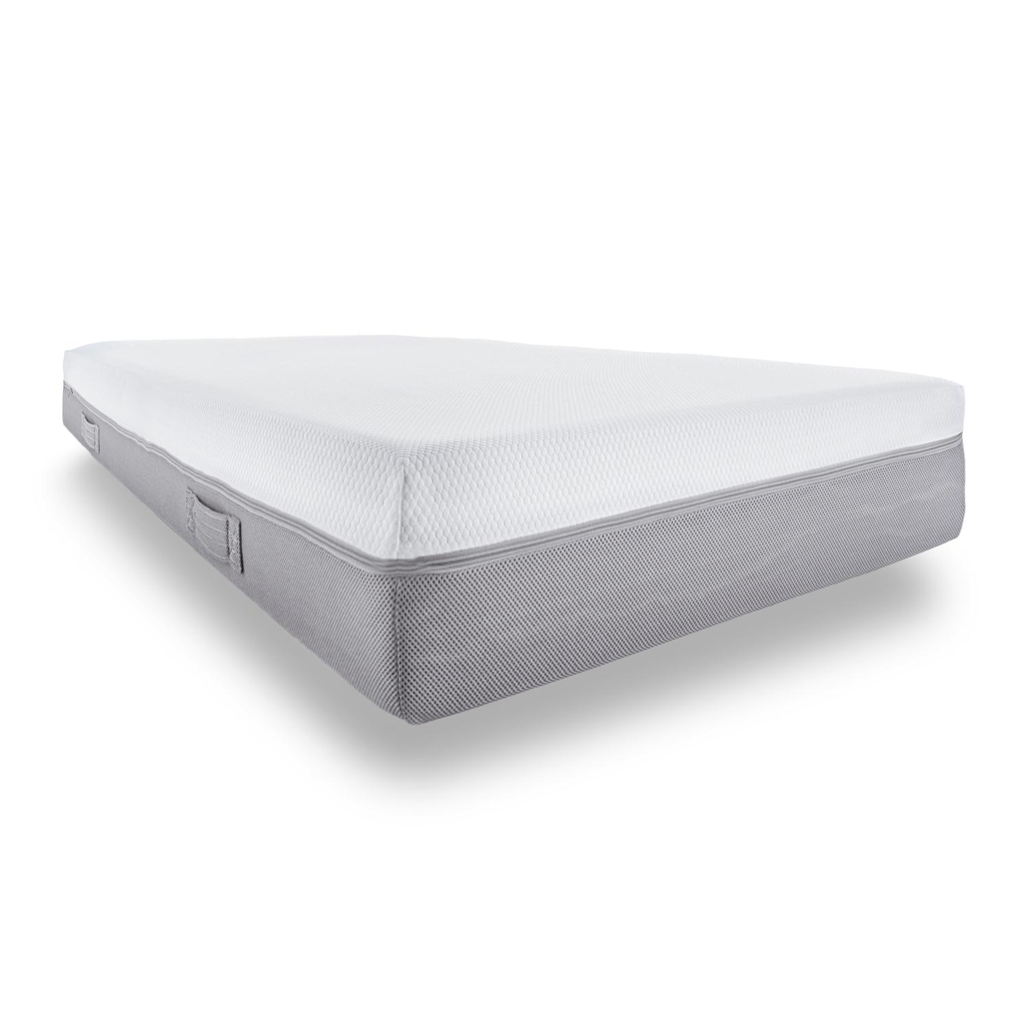 Sleezzz Premium viscoelastic mattress 80 x 200 cm, height 20 cm, firmness level H2/H3, with reversible handles