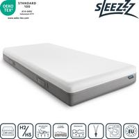 Sleezzz Premium viscoelastic mattress 100 x 200 cm, height 20 cm, firmness level H2/H3, with reversible handles