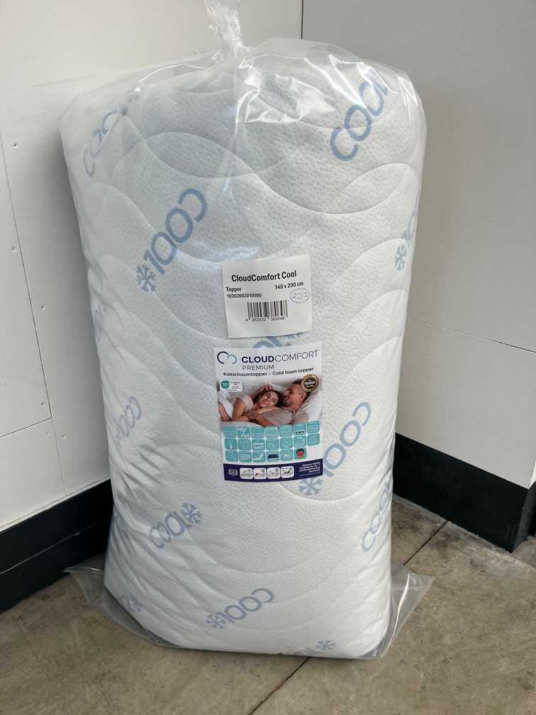 Online-Retoure CloudComfort Cool Topper 140 x 200 cm H2/H3