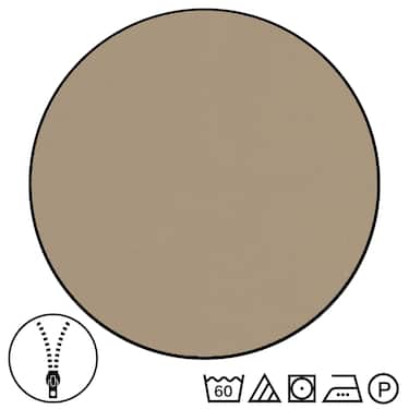 Sleezzz® Renforcé Wendebettwäsche mocha/weiß 135 x 200 + 80 x 80 cm