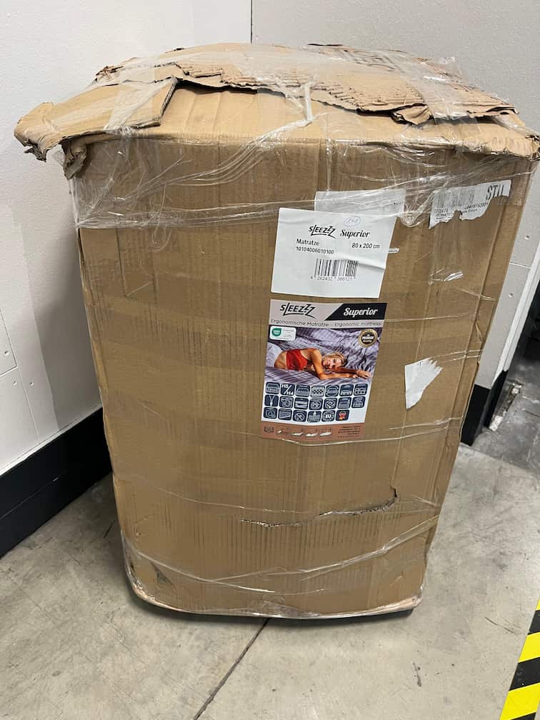 Online-Retoure 7 Zonen Matratze Sleezzz Superior 80 x 200 cm, Höhe 21 cm, Härtegrad H3/H4