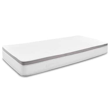 7 Zonen ergonomische Taschenfederkernmatratze Sleezzz Diamond T1000 180 x 200 cm, Höhe 23 cm, Härtegrad H2/H3, 1000 Federn/2m² + 2 x CloudComfort Basic Mikrofaser Bettset 135 x 200 cm + 80 x 80 cm