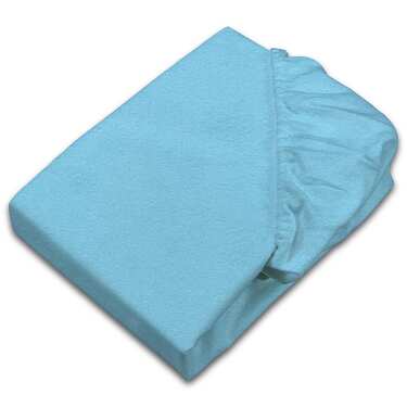 Setex fine fiber fitted sheet turquoise 90 x 200 cm double pack