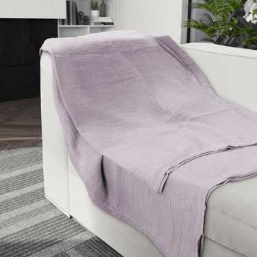 Sleezzz® muslin blanket purple 150 x 200 cm