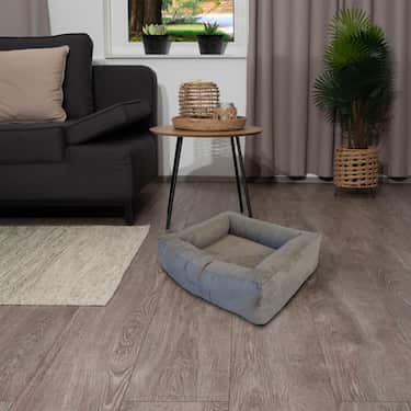 Petzzz εργονομικό κρεβάτι για γάτες και σκύλους Ortho S 75 x 65 x 22 cm με αφαιρούμενο εσωτερικό μαξιλάρι με καλοκαιρινή και χειμερινή πλευρά