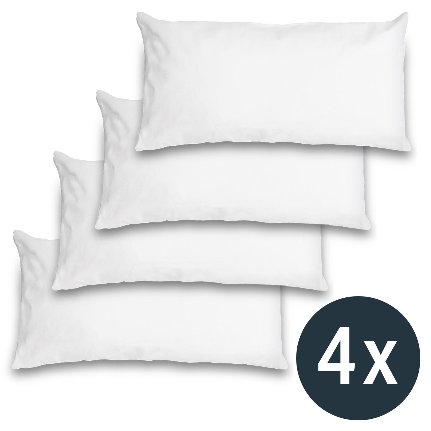 4 x Sleezzz Vital waterproof molleton pillowcase 40 x 80 cm