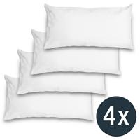 4 x Sleezzz Vital taies d'oreiller en molleton imperméable 40 x 80 cm