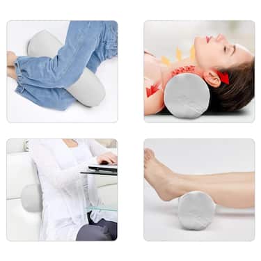 Polvi- ja niskarulla Visco Aloe Vera muistivaahdolla 40 x 15 cm