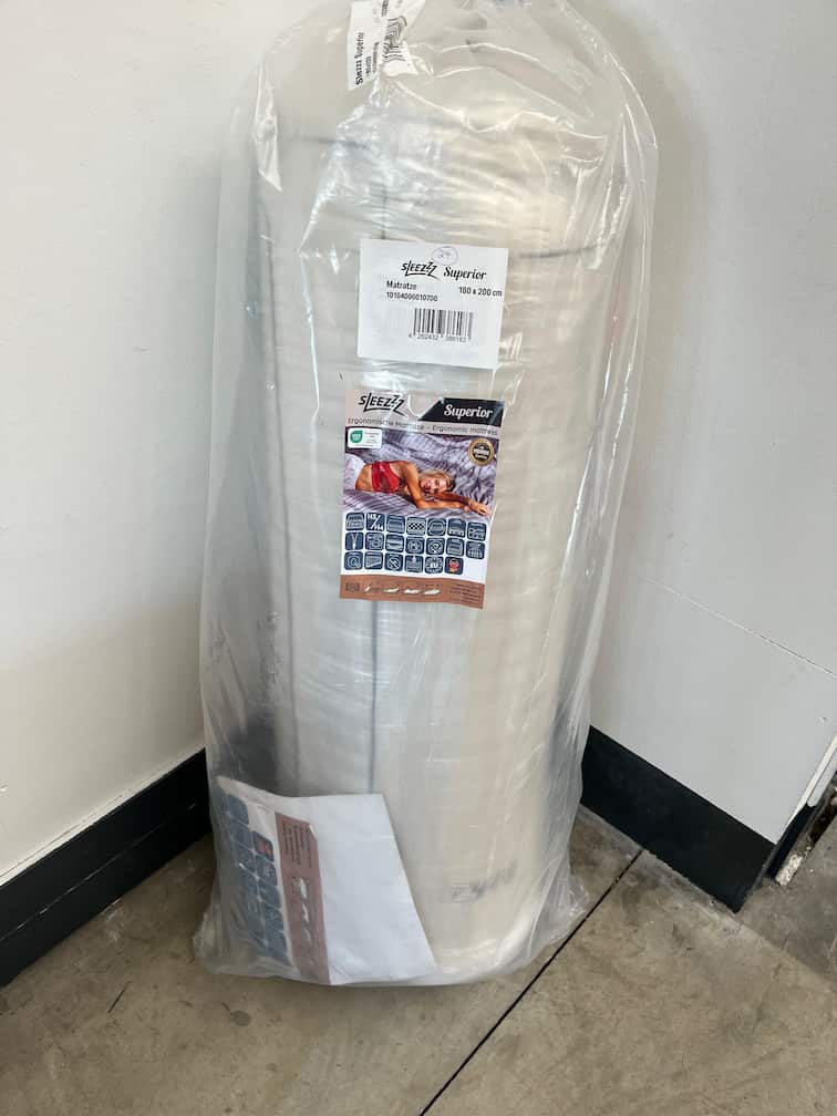 Online-Retoure 7 Zonen Matratze Sleezzz Superior 180 x 200 cm, Höhe 21 cm, Härtegrad H3/H4