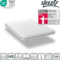 7-zons viskoelastisk madrass Sleezzz Smart 120 x 200 cm, höjd 18 cm, fasthetsnivå H3 med luftminnesskum