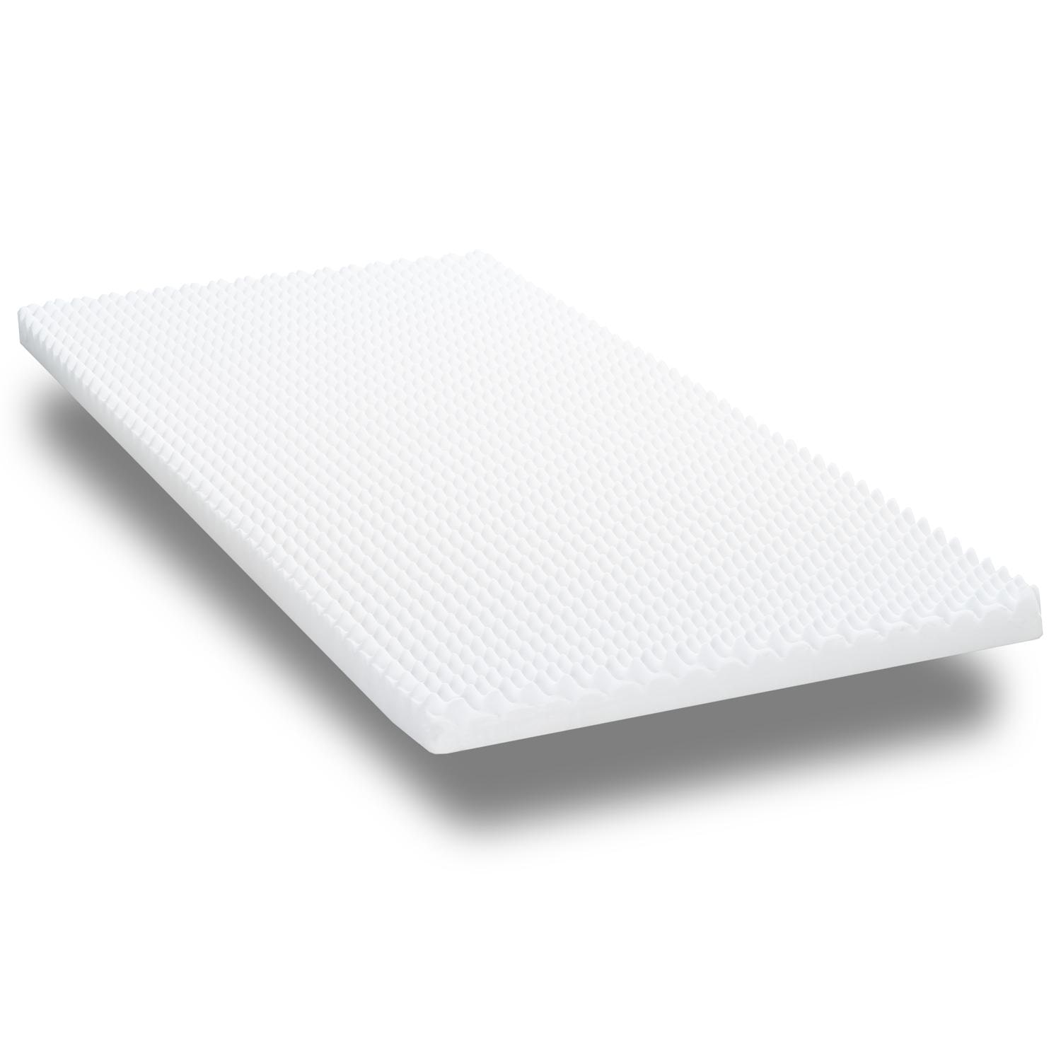 Online-Retoure Kaltschaumtopper Supportho Premium Topper 200 x 200 cm H3, Höhe 9 cm, Härtegrad H3 mit antibakteriellem Bezug