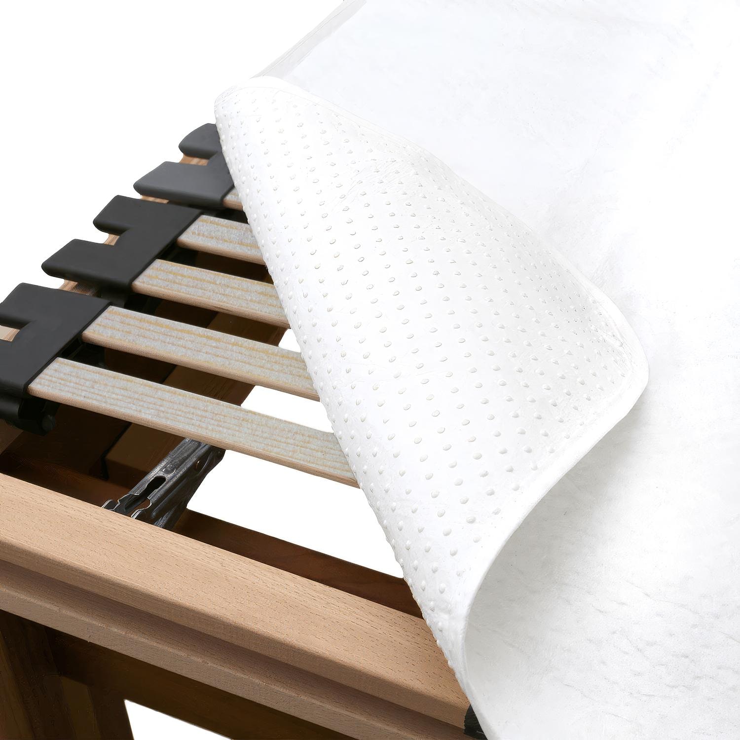 Nubbed mattress protector Slatted frame support Mattress base 160 x 200 cm
