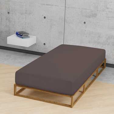 Castell rjava rjuha z bobrom 90 x 190 - 100 x 200 cm