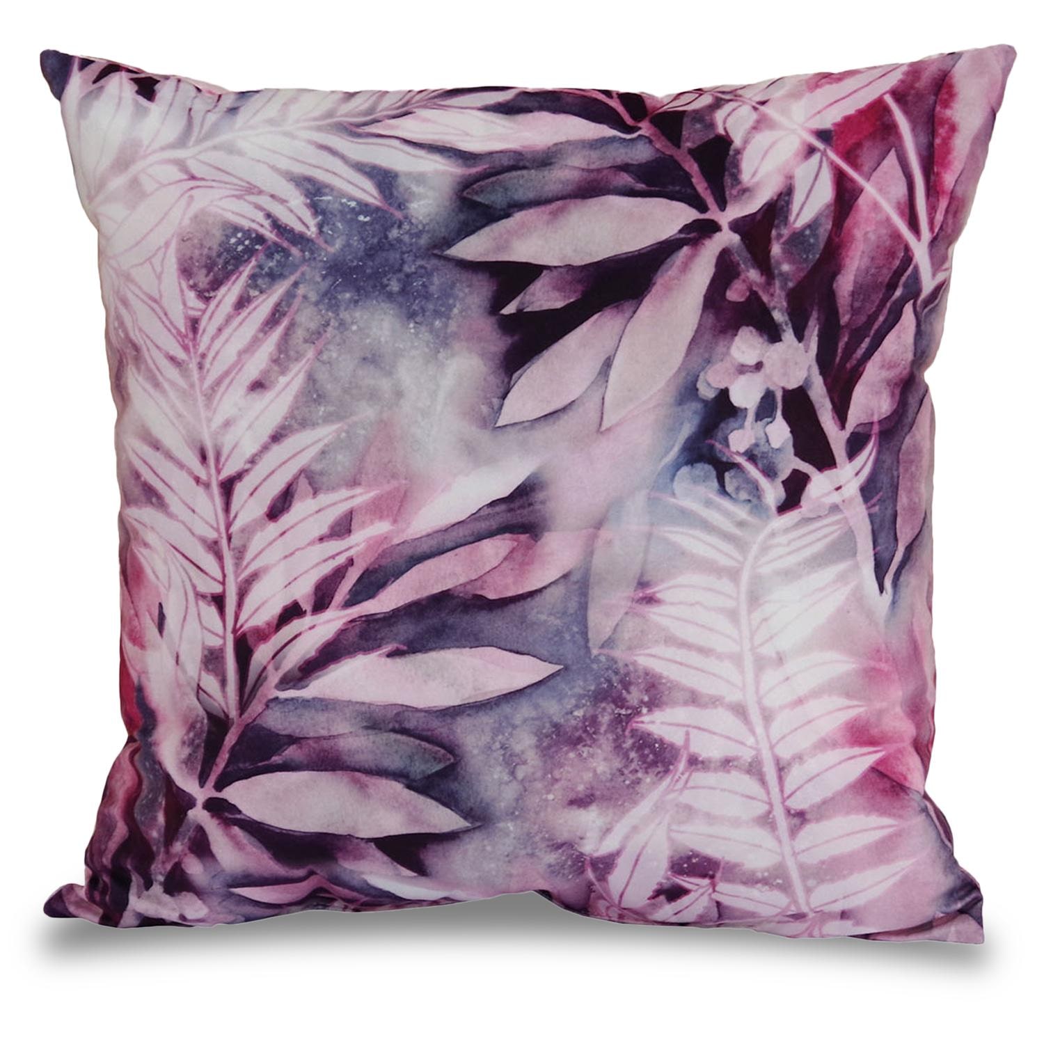 4 x decorative cushion pink jungle 50 x 50 cm