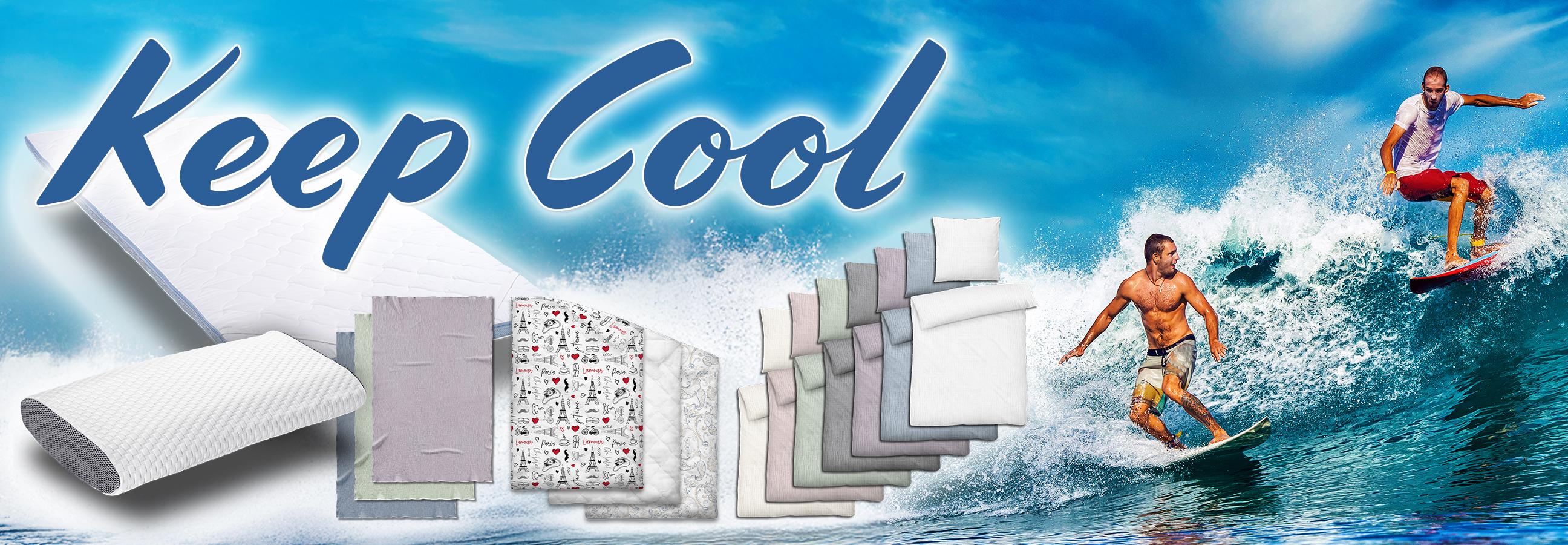 Hot nights without sweating with our cooling products