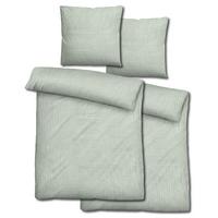 Double pack Sleezzz® muslin bed linen green 135 x 200 cm + 80 x 80 cm