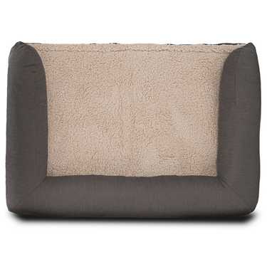 Letto ortopedico per cani 80 x 55 x 23 cm con schienale taglia M