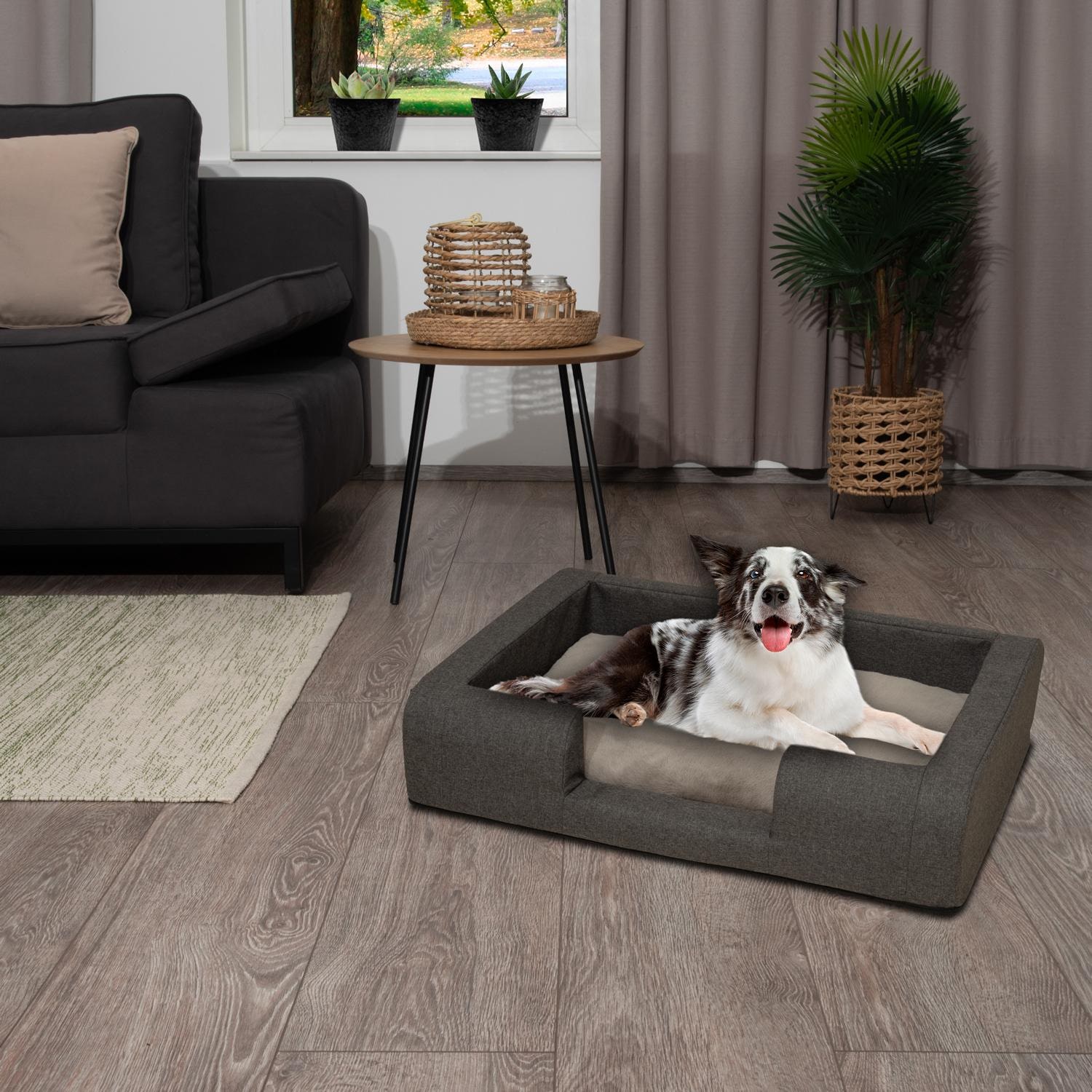 Petzzz ergonomic dog bed Daisy M 93 x 66 x 20 cm with orthopaedic inner cushion