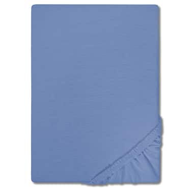 Sada 4 prostěradel CloudComfort Basic jersey stretch blue 120 x 200 cm (4 kusy)