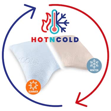 Sleezzz® Cool Gel-Schaum Kontur Nackenstützkissen 40 x 60 x 16 cm