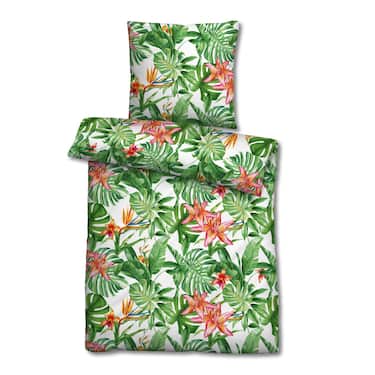 Dubbelpak microvezel seersucker beddengoed 155 x 220 + 80 x 80 cm