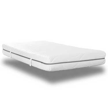 Saltea vâscoelastică cu 7 zone Sleezzz Smart 100 x 200 cm, înălțime 18 cm, nivel de fermitate H3 cu spumă cu memorie cu aer