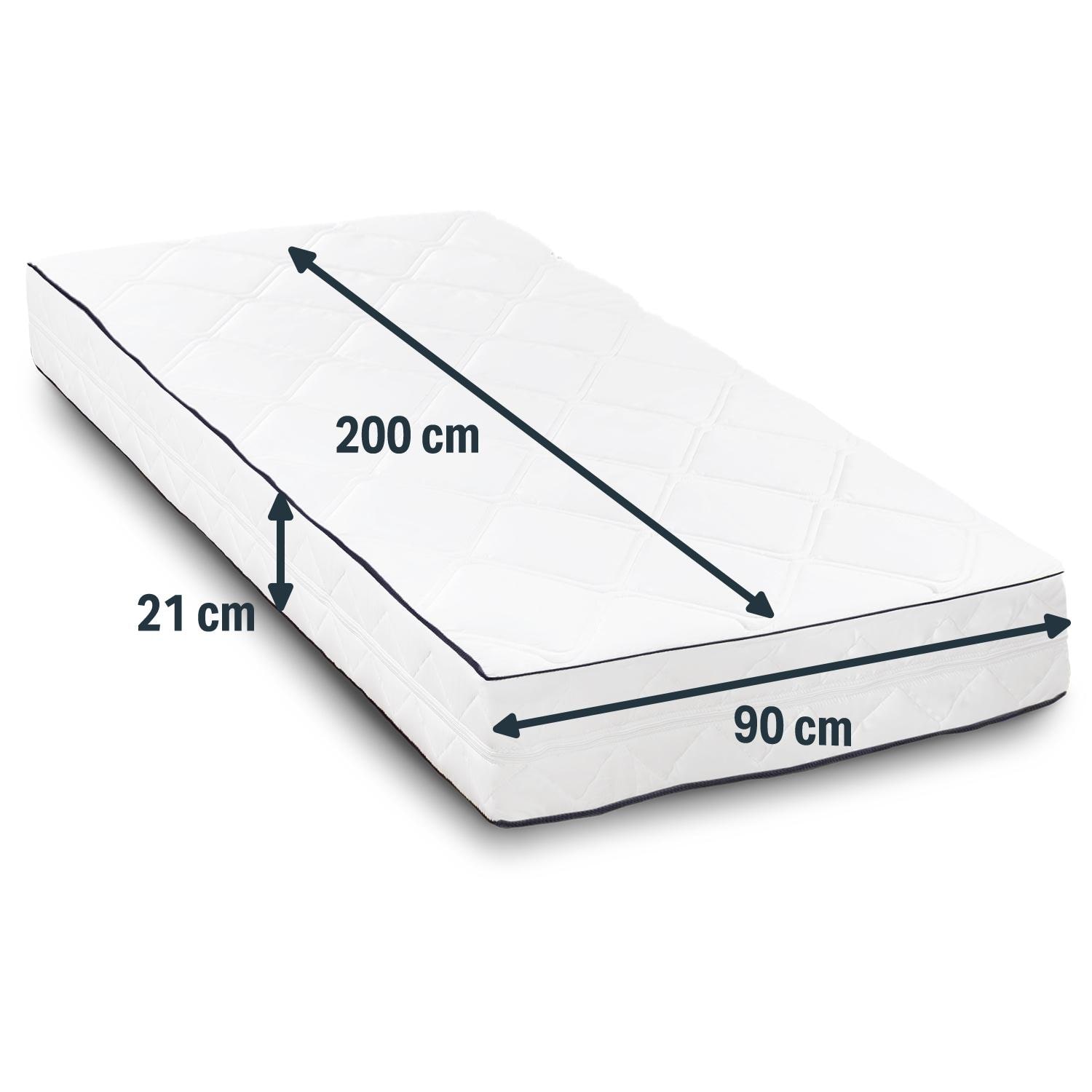 Sleezzz® Superior mattress cover 90 x 200 cm, height 21 cm