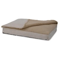 100 x 70 x 10 cm Gelflocken Hundematte Größe L mit abnehmbarer Decke