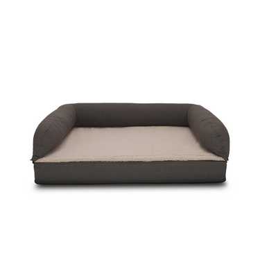 Letto ortopedico per cani 100 x 70 x 27 cm con schienale taglia M