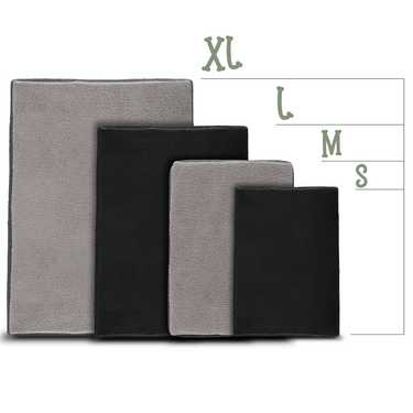 120 x 75 x 10 cm Petzzz orthopädisches Hundekissen Größe XL Farbe schwarz