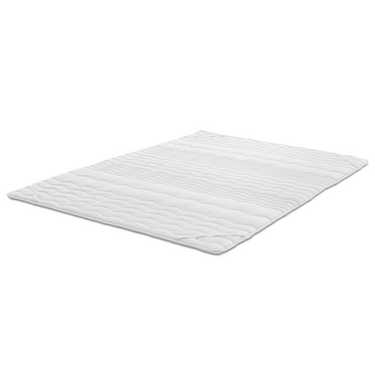 2,5 cm Komfortschaumtopper Sleezzz® Basic 80 x 200 cm mit 7-Zonen-Wellensteppung und Eckgummis