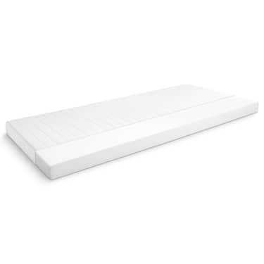 Komfortskummadrass K10 90 x 200 cm, höjd 10 cm, fasthetsnivå H3 + CloudComfort Basic bäddset i mikrofiber 135 x 200 cm + 80 x 80 cm
