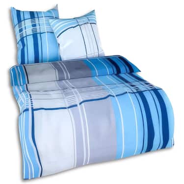 Dubbelpak fijnvezelig beddengoed 135 x 200 cm + 80 x 80 cm