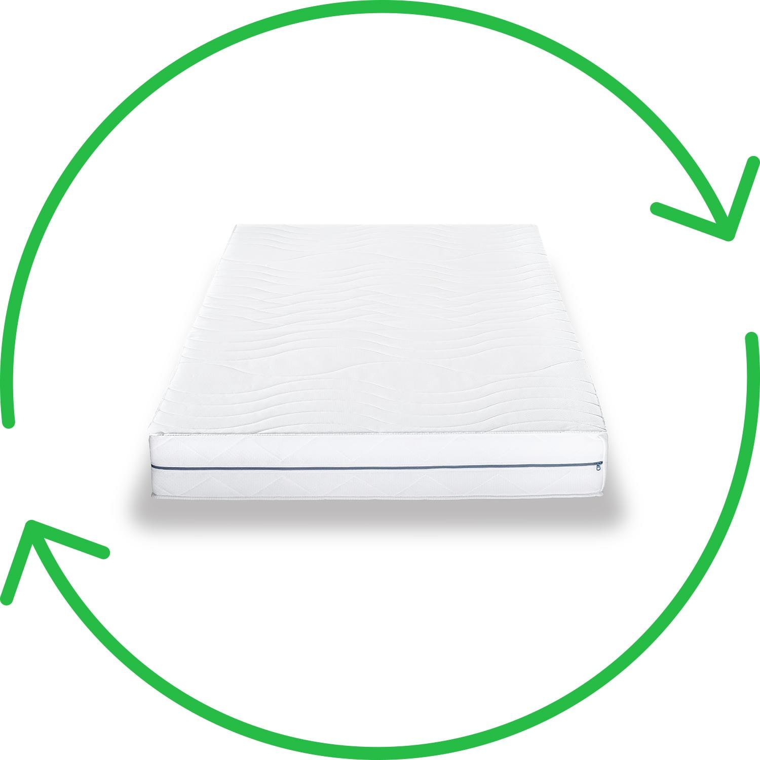 Ergonomic mattress 120x200 cm 7-zone Supportho Premium, height 18 cm, firmness level H2/H3