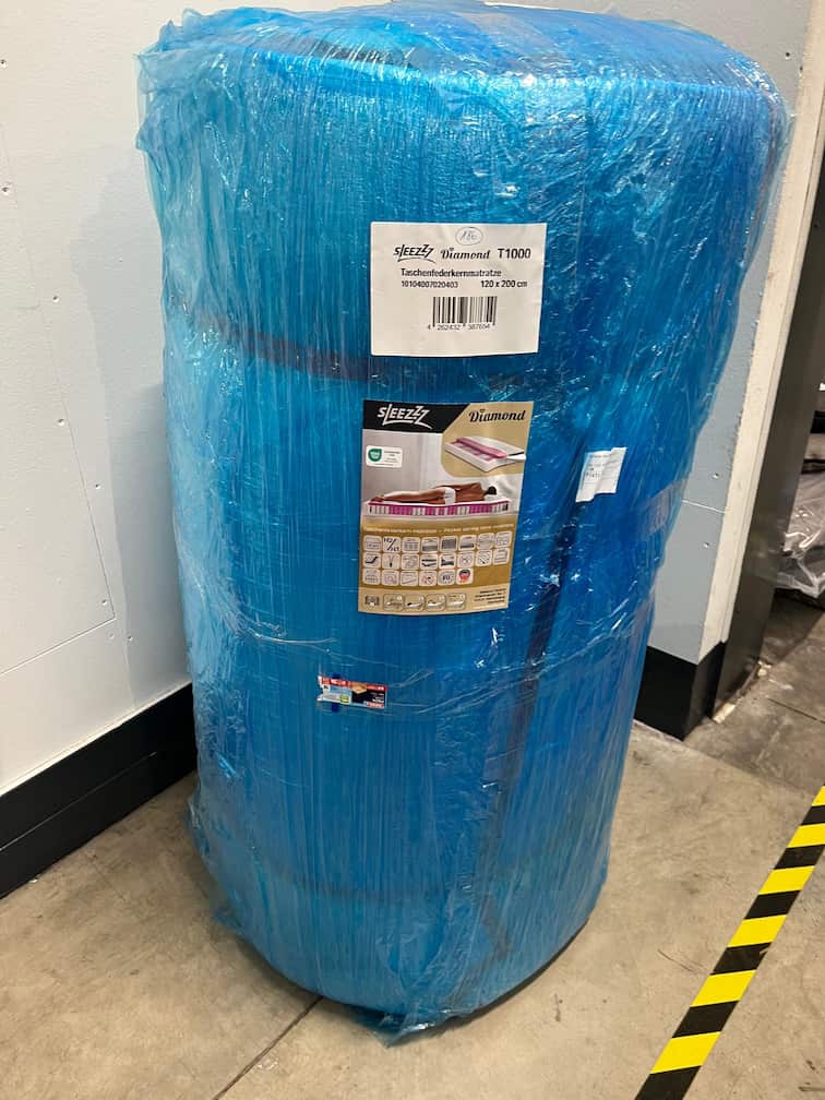 Online iade 7 bölgeli pocket yaylı yatak Sleezzz Diamond 120 x 200 cm, yükseklik 23 cm, sertlik seviyesi H2/H3