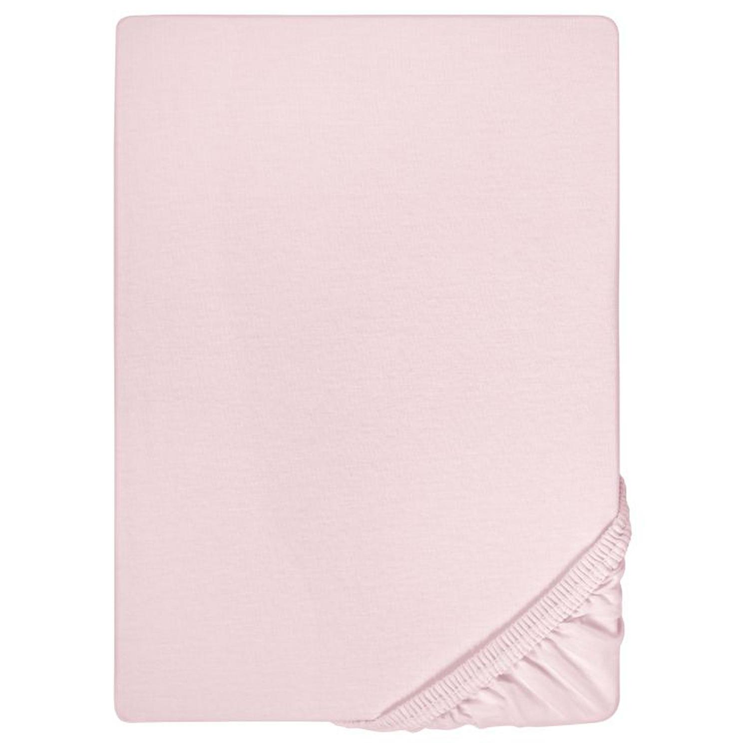 Castell fitted sheet jersey pink 90 x 190 - 100 x 200 cm