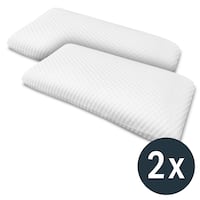 2 x Sleezzz Diamond Visco Neck Support Pillow Air 40 x 80 cm