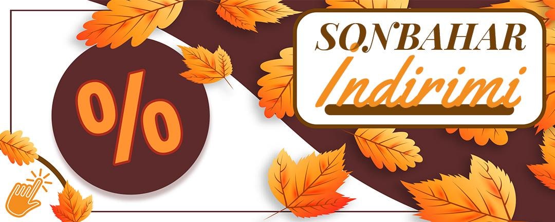 Sonbahar indirimi teklifleri