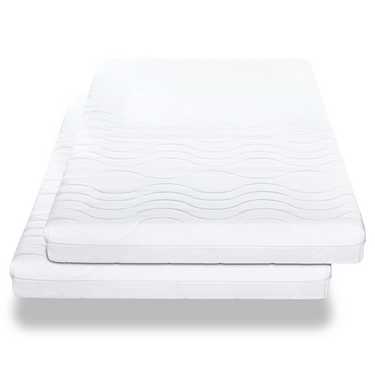 Double pack premium 7-zone mattress 100x200 cm CloudComfort, height 15 cm, firmness level H2/H3, twin set