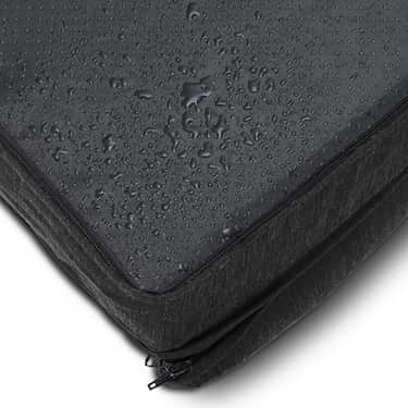 100 x 70 x 27 cm orthopaedic dog bed with backrest size M