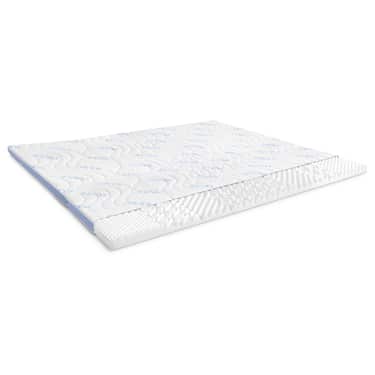 Topper ze studené pěny CloudComfort Cool 140 x 200 cm H2/H3, výška 7 cm, stupeň tuhosti H2/H3, 7zónový topper s letní a zimní stranou