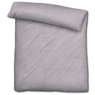 Sleezzz® muslin bed linen purple 135 x 200 cm + 80 x 80 cm