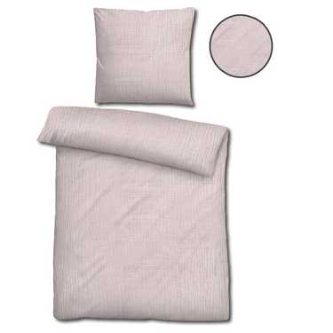 Double pack Sleezzz® muslin bed linen rosé 135 x 200 cm + 80 x 80 cm