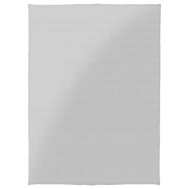 140 x 200 cm waffle piqué lightweight polycotton bedspread in the color light grey