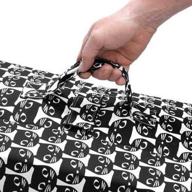 CloudComfort Basic folding mattress 70 x 195 cm with cat pattern, 10 cm high